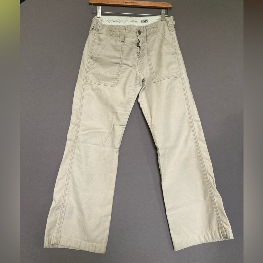 Levi’s khaki casual pants Wide Leg 2M W26